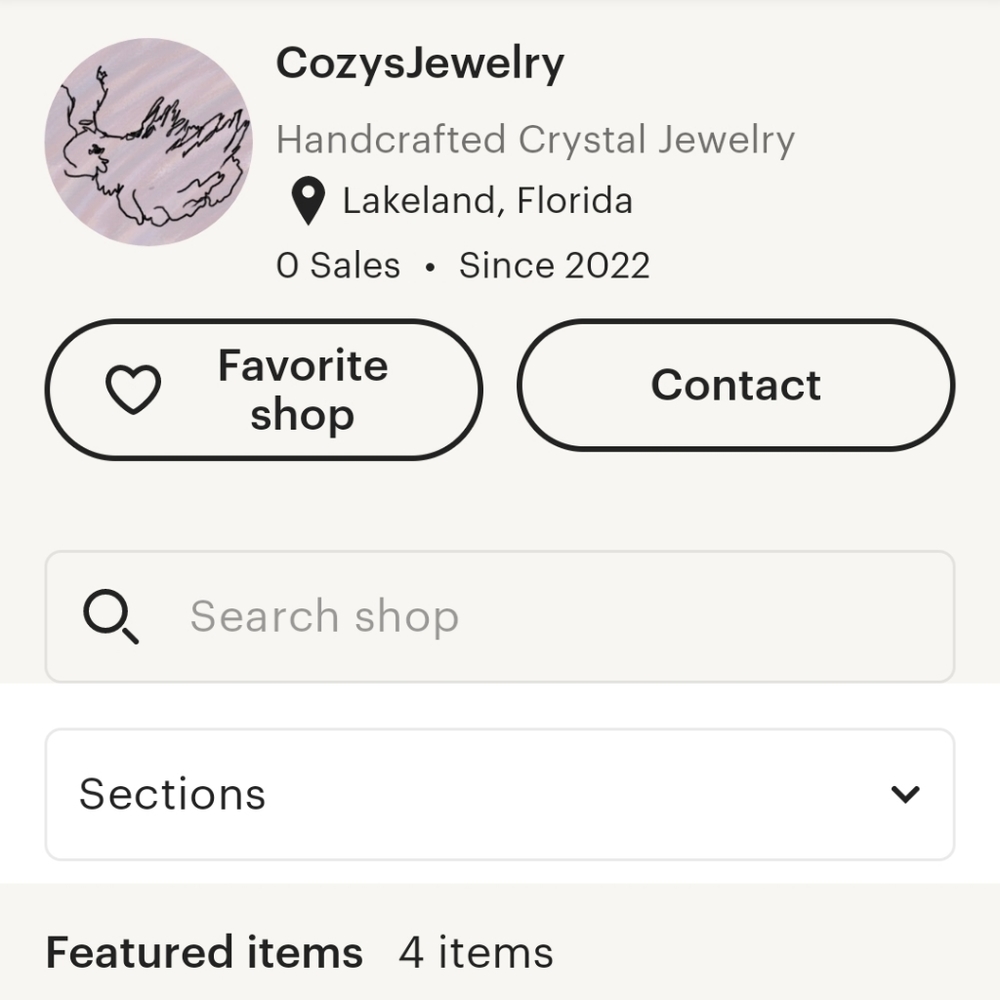 Moved Jewelry To Etsy Account